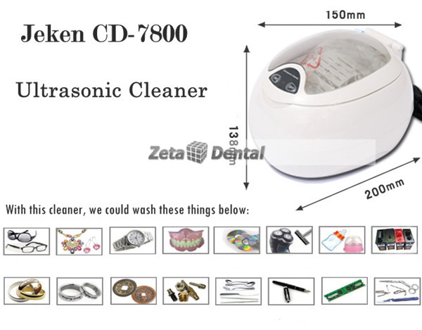 Jeken&reg; 0.6L Ultrasonic Cleaner CD-7800